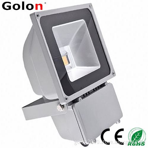80W LED Flood Light, 85-290VAC, Bridgelux 45mil LED, Mean Well Driver, 3 Years Warranty